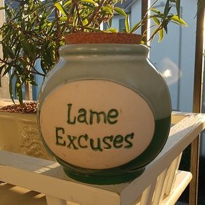 Lame Excuses Jar